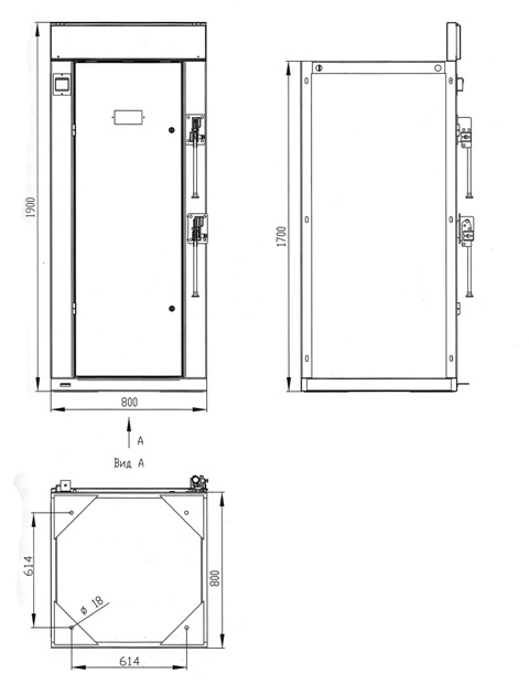КСО 393 габаритные размеры КСО 393 габаритные размеры